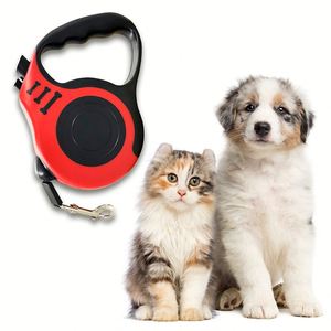 สายจูงสุนัขและแมวแบบยืดหดได้อัตโนมัติพร้อมสายจูงสุนัขยืดหดได้ดีไซน์ใหม่ - Product Image 4