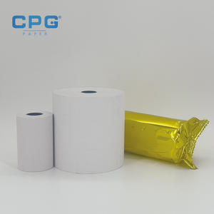 Papel Térmico para Caja Registradora de Alta Calidad OEM Personalizado, 80*80 mm, 65 g/m², Rollo de Papel para Impresora de Restaurante, Cocina y Punto de Venta - Product Image 1