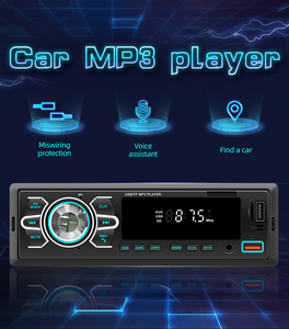 Reproductor <span class=keywords><strong>MP3</strong></span> para Auto 1 DIN con <span class=keywords><strong>Buscador</strong></span> <span class=keywords><strong>de</strong></span> Autos por APP, Asistente <span class=keywords><strong>de</strong></span> Voz, Radio FM, USB/TF/AUX, Carga Rápida 2.1A, Luz <span class=keywords><strong>de</strong></span> 7 Colores, Estéreo Universal - Product Image 2