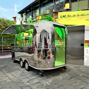 Remolque de Comida Móvil de Alta Calidad OEM, Carrito de Helados y Hot Dogs, Camión de Comida, Cocina Móvil, Remolques de Comida de Acero Inoxidable para Hot Dogs y Barbacoa - Product Image 1