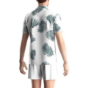 Camiseta de Moda de Secado Rápido con Estampado Floral, Camisa Hawaiana Blanca para Parejas, Ropa de Playa - Product Image 6
