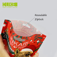 500g 1kg 2kg pochette debout biodégradable personnalisée sac Kraft à fermeture éclair chat chien sac d'emballage alimentaire pour animaux de compagnie