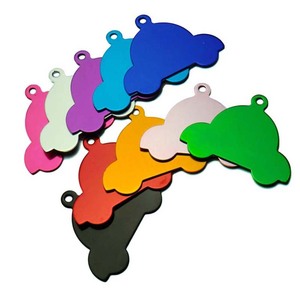 המפעל הסיטונאי מותאם אישית לוגו זול יותר אלומיניום עיצוב מתכת שם חיית מחמד תחריט - Product Image 6