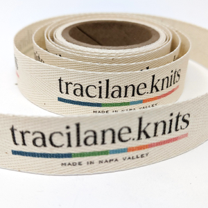 Logo d'impression coloré personnalisé <span class=keywords><strong>ruban</strong></span> de <span class=keywords><strong>coton</strong></span> naturel <span class=keywords><strong>sergé</strong></span> de marque <span class=keywords><strong>ruban</strong></span> à chevrons fleur <span class=keywords><strong>ruban</strong></span> de <span class=keywords><strong>coton</strong></span> pour emballage cadeau - Product Image 2