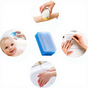 Munkcare Cepillo Cuadrado Sensorial Simple para Autismo, Esponja Quirúrgica Terapéutica para Bebés, Cepillo para la Caspa del Bebé (Paquete de 6) de Plástico Compacto - Product Image 2