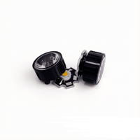 Lentille LED PMMA sans bulles ni bosses de 20 mm, multi-angles 5-120 degrés, haute transmission, pour LED 1W 3W