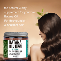 Krim Minyak Pertumbuhan Rambut Herbal Penguat Minyak Batana Mentah untuk Rambut Kering - Formula Pelembap Terkonsentrasi yang Menutrisi dan Menghaluskan