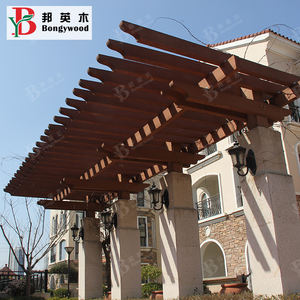 Pérgola WPC duradera, fácil <span class=keywords><strong>de</strong></span> instalar, impermeable, paisaje, porche, pérgola compuesta <span class=keywords><strong>de</strong></span> plástico y <span class=keywords><strong>madera</strong></span> - Product Image 2