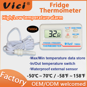 TM804 LCD Tủ Lạnh Tủ Đông Tủ Lạnh Nhiệt Kế Kỹ Thuật Số - Product Image 2