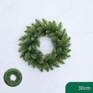 <span class=keywords><strong>24</strong></span> इंच 60 सेमी सर्दियों की पुष्पांजलि क्रिसमस की सजावट के लिए कृत्रिम हरे रंग के पाइन पुष्पचक्र - Product Image 3