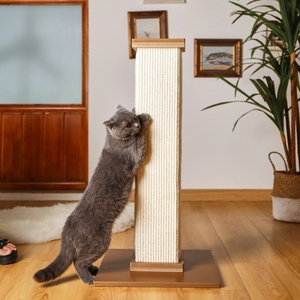 Cổ điển sang trọng mèo cây đơn giản bằng gỗ sisal mèo scratcher leo Khung đồ chơi cho mèo nhỏ với Halloween Carton Đóng Gói - Product Image 4