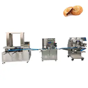 Commerciële Volautomatische Vulling Mochi Maken Korstvorming En Vulmachine/Kroketten Encusting Machine