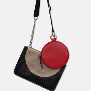 <b>Round</b> leather mask storage bag, portable coin purse zippered bag, mask clip, mask <b>box</b> - Product Image 4
