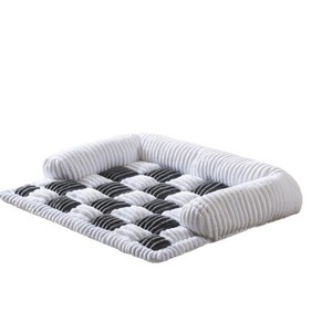 Cama para Mascotas Rectangular Gris Oscuro, Relleno de Fibra, Cama para Perros para las Cuatro Estaciones, Alfombra Antideslizante en Forma de U para Mascotas - Product Image 5