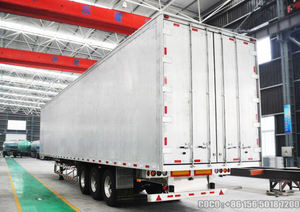 Remorque à caisse isolée, remorques à caisse fermées, semi-remorque à caisse sèche, semi-remorque à caisse sèche de 45 pieds, 48 pieds, 53 pieds - Product Image 2
