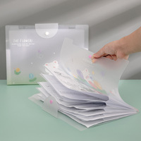 Carpeta de Archivo Acordeón Transparente A4, Multicapa, Bolsa de Almacenamiento de Gran Capacidad para Documentos Estudiantiles, Exámenes, Documentos de Plástico