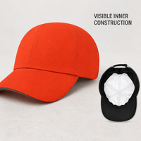 Gorra Deportiva Naranja con Logotipo Personalizado y Visera Curva, Gorra de Béisbol Informal para Exteriores, Sin Marca, Suministro de Fabricante al por Mayor