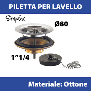 GATTINARA 1 \ "1/4 Ø 80 Drenaje con tapa Herramienta de torneado Categoría de producto - Product Image 3