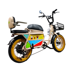 E-Bike élégant 350W parent-enfant avec motifs de dessins animés | Pneus 16 ", freins à disque - Product Image 2