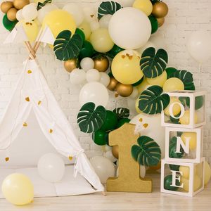 Grand dessous-<span class=keywords><strong>de</strong></span>-plat tropical en feuilles <span class=keywords><strong>de</strong></span> palmier artificielles vertes, décoration <span class=keywords><strong>de</strong></span> <span class=keywords><strong>table</strong></span> pour fête hawaïenne, décoration sur le thème <span class=keywords><strong>de</strong></span> la plage - Product Image 4