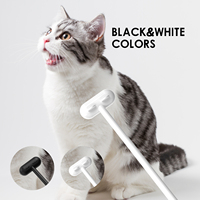 Peigne automatique pour animaux de compagnie pour chats et chiens Outil de toilettage en plastique pour l'épilation Peigne de nettoyage de beauté Produits pour animaux de compagnie