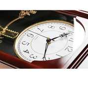 Reloj de Pared Grande de Péndulo Estilo Vintage Retro, Aspecto Antiguo Clásico para el Hogar, Oficina o Tienda