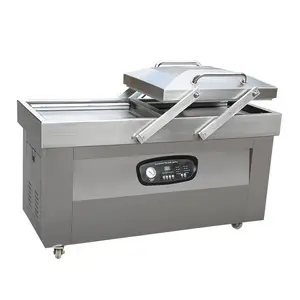 Automatic Fish Sandwich Vacuum Packing Machine DZ-600/2SD Plastic Online Support RUSSIA Pump