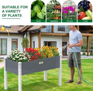 Vente en gros de meubles d'extérieur Fournitures de jardin Boîte à fleurs <span class=keywords><strong>pour</strong></span> pot de fleurs Lit de jardin <span class=keywords><strong>surélevé</strong></span> en <span class=keywords><strong>bois</strong></span> <span class=keywords><strong>pour</strong></span> légumes - Product Image 4