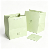 Sac fourre-tout en carton blanc imprimé sur mesure avec poignée, commande en petite quantité pour bijoux, cosmétiques, vêtements, emballage de magasin