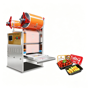 Scelleuse de barquettes alimentaires de bureau pour machine d'emballage de salades de fruits et de boîtes à <span class=keywords><strong>lunch</strong></span> - Product Image 1
