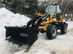 Mini Cargadora Wolf <span class=keywords><strong>WL160</strong></span> Diésel Articulada, Equipo de Movimiento de Tierras para Construcción y Agricultura - Product Image 1