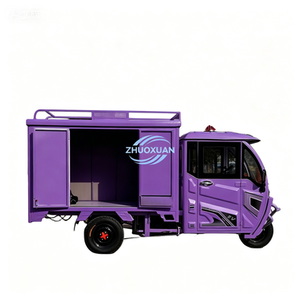<b>2</b>-Door Freight Electric Tricycle with Storage Bucket, 200kg Loading Manufacturer Wholesale2-Door Freight Electric Tricycle with - Product Image 4
