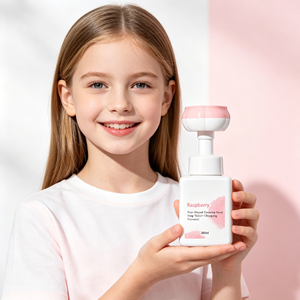 Savon Moussant en Gros pour les Mains avec Distributeur Mignon, Sans <span class=keywords><strong>Alcool</strong></span>, Parfum Framboise, Nettoyant Moussant pour Enfants et Bébés - Fournisseur - Product Image 5