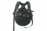 Correcteur de posture dorsal beige avec bretelles rembourrées et soutien lombaire à 3 niveaux