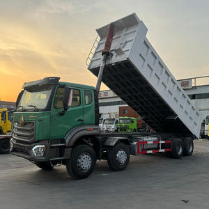 Low Price Sinotruck Hohan NX Dump Truck 8*4 <b>12</b> Wheels Euro 3 420 HP 40-50T Heavy Duty Truck for Sale in Africa - Product Image 3