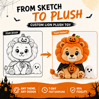 Peluche Lion Personnalisée avec Logo, Cadeau Promotionnel, OEM ODM, Faible MOQ, Fabricant de Jouets en Peluche, Conception Personnalisée, Vente en Gros de Jouets Doux