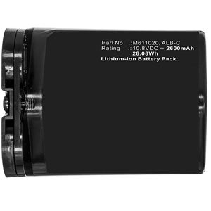 Baterai Li-ion 10.8V 2600mAh 28.08Wh untuk IR Obot Braava Jet M6 M6 Ultimate Robot Mop M611020 ABL-C ALB-C M611020 - Product Image 4