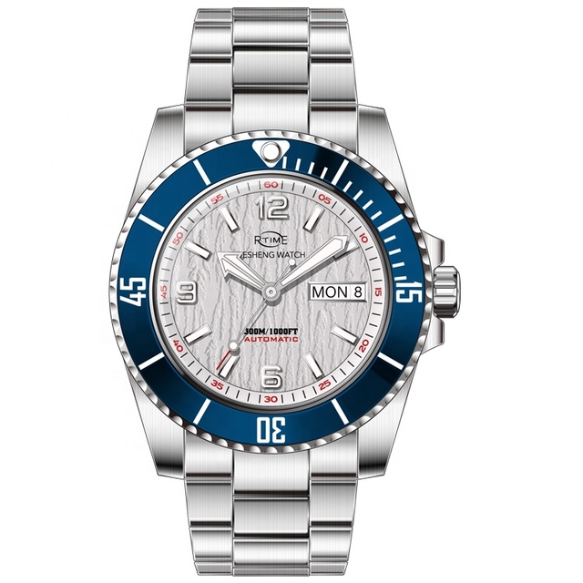 Custom Watches Wholesale 316L Stainless Steel Solid Bracelet NH36 Automatic Dive Watches