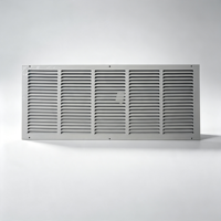 Grille de retour d'air rectangulaire fixe standard 30*12 de haute qualité à faible résistance au vent pour salle de machines CVC