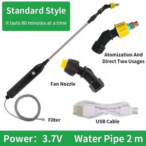 Buse de pulvérisateur de jardin à tige en plastique télescopique rechargeable Usb portable électrique à pression personnalisée - Product Image 3