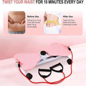 Quiet Home Gym Gear Masaje de pies Pérdida de peso Cintura delgada Equipo de entrenamiento Cintura Twist Máquina de ejercicio - Product Image 2