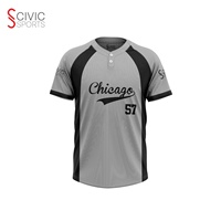 Maillots de baseball personnalisés par sublimation, grandes tailles, uniformes en maille respirante, livraison rapide, impression de design personnalisé, vêtements d'équipe