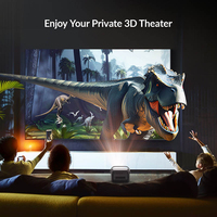 Proyector DLP Inteligente BYINTEK R20 Max 4K, 500 ANSI, Batería Recargable de 15600 mAh, Mini Proyector Portátil para Cine en Casa