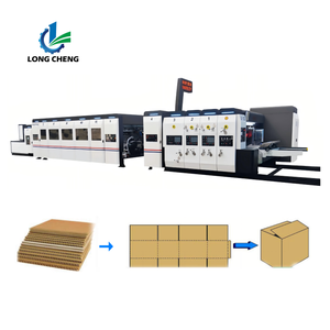 Автоматическая линия для производства гофрокартона с печатным оборудованием и фальцевально-склеивающим комплексом - Product Image 3