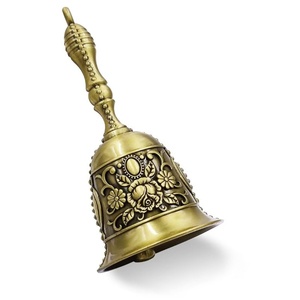 Nuovo Design campanello di chiamata in ottone per animali da compagnia regalo di nozze per la campana a mano degli amici - Product Image 6