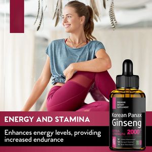 Extrait de Ginseng Coréen Bio OEM/ODM pour le Soutien Immunitaire, l'Énergie et la Fonction Cognitive – <span class=keywords><strong>Gouttes</strong></span> Liquides - Product Image 5