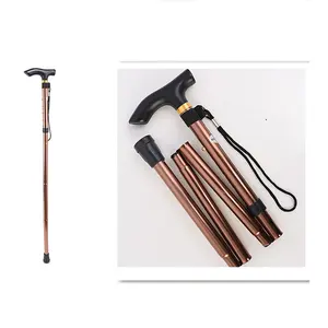 Factory Direct Price Adjustable Folding Canes Lightweight Walking Stick Outdoor Climbing Cane