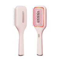 Nouveau Design Airbag Huile Vibration Distributeur D'huile Peigne Airbag Liquide Guide Peigne Cuir Chevelu Masseur Paddle Brosse Applicateur Peigne
