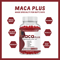 Gummies à la maca 750 mg personnalisées en usine, marque privée, stimulant de l'énergie, de l'humeur et de l'immunité