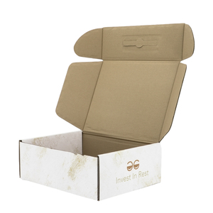 Custom Big Size <strong>Bedding</strong> <strong>Box</strong> Corrugated Mailer <strong>Box</strong> Pillow Shipping <strong>Box</strong> With Plastic Handle - Product Image 6